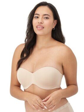 NWT 40C Nude Maidenform Women's Strapless Lift Underwire Bra SN0004